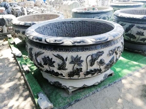 石缸石花盆